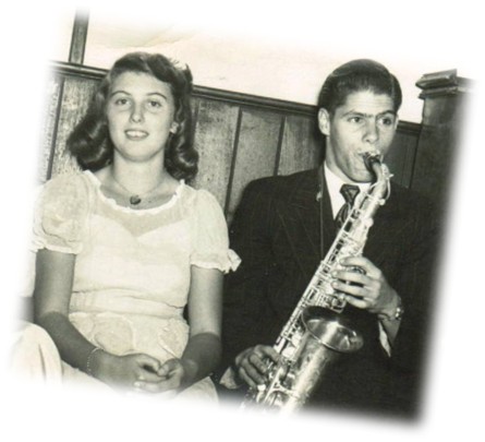 Young musicians with saxophone