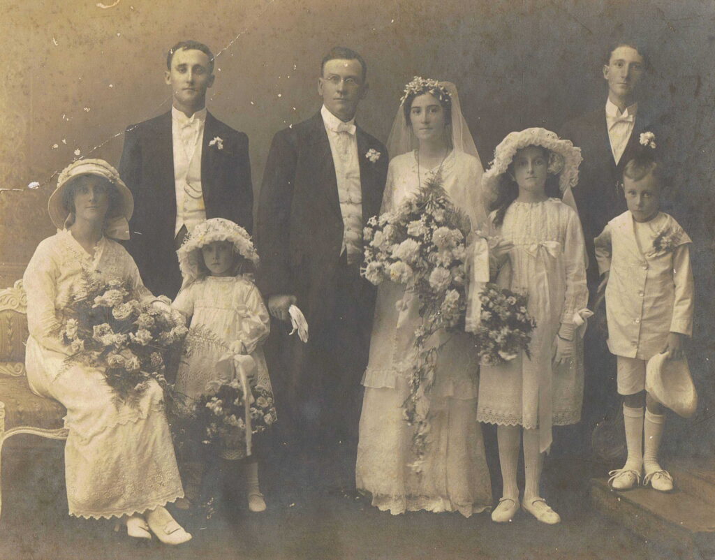 1915 Wedding of Elsie Henley and Dennis O' Sullivan