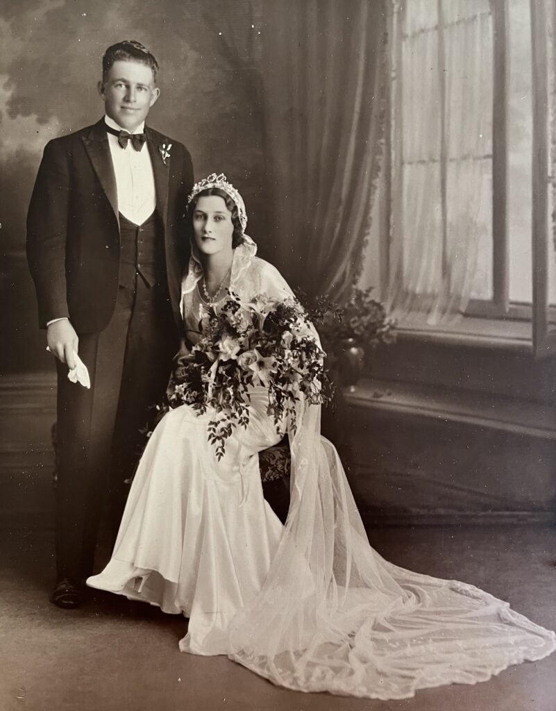 Wedding of Henry "Rollo" Chayter to Norma Henley