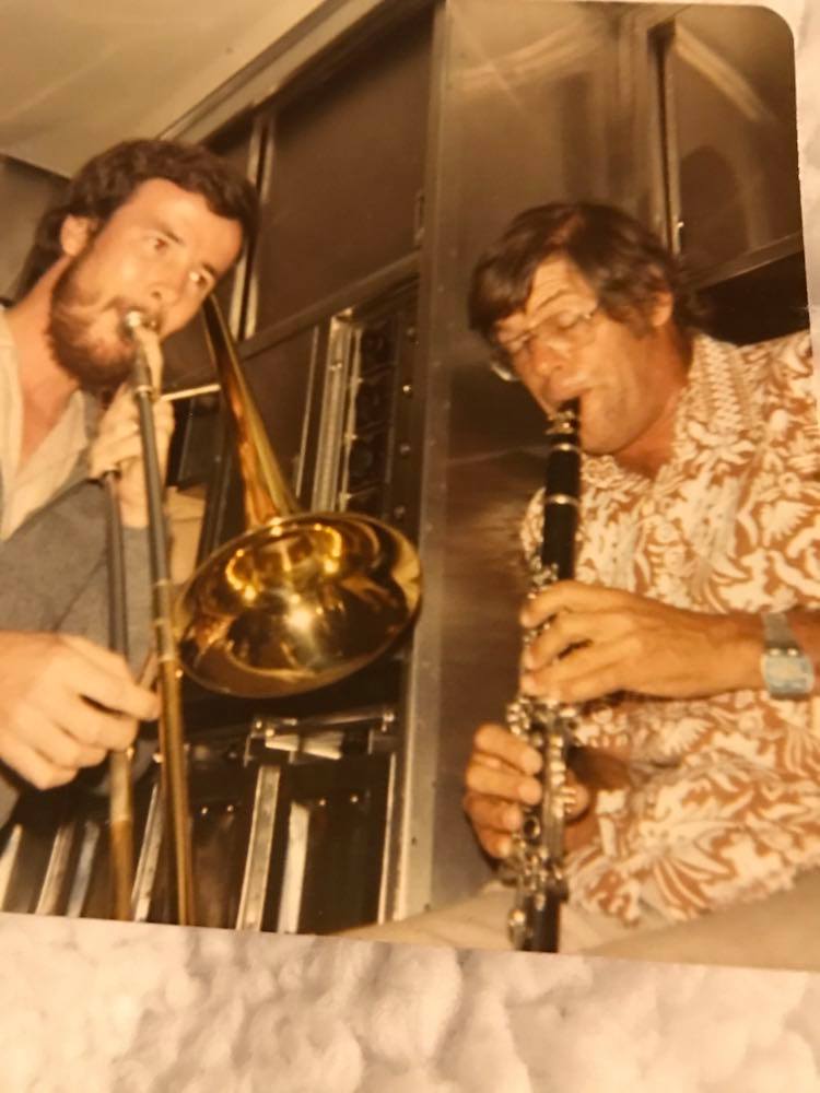 1981 WASO Tour - Andy Ross and Jack Harrison busking